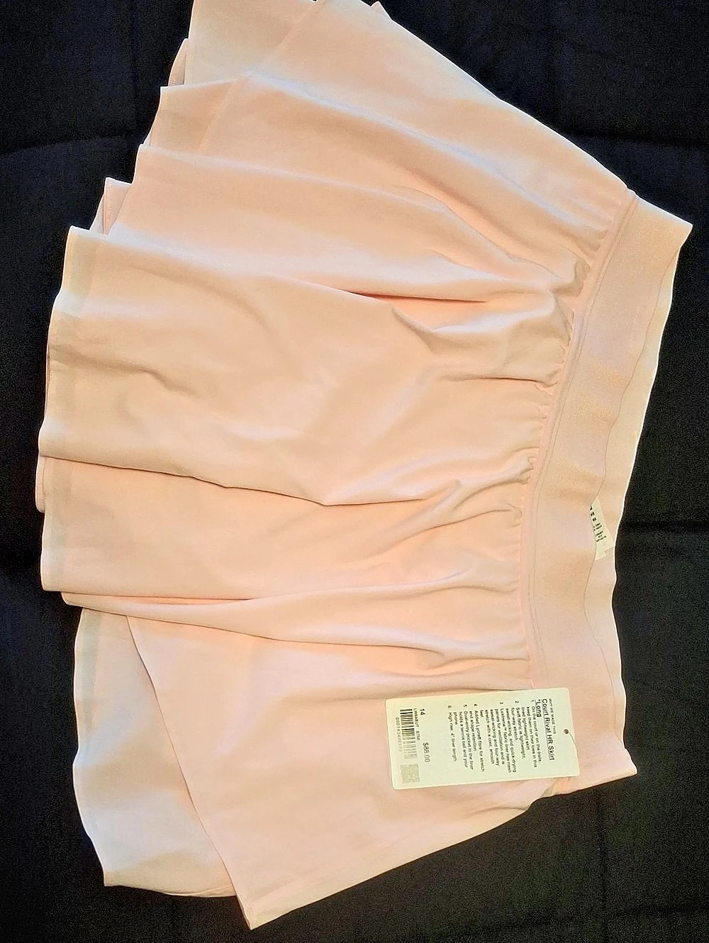 Lululemon Court Rival HR Skirt *Long Pink Size 14 NWT